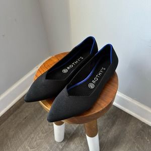 Rothy's Women's The Point Black Ballet Flat Size 9
